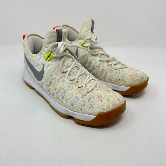 Nike Kevin Durant KD 9 Summer Pack Gum White Shoes Mens Size 9.5 843392-900 main image 7